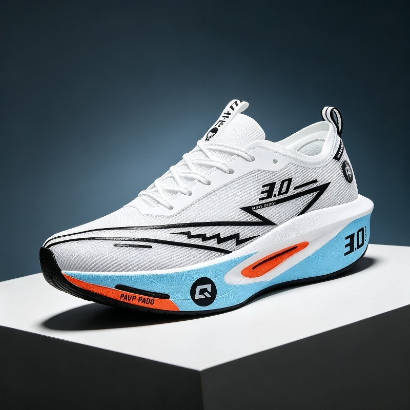 Men Color Block Running Sneake - Breathable Mesh Athletic Shoes 评论和价格