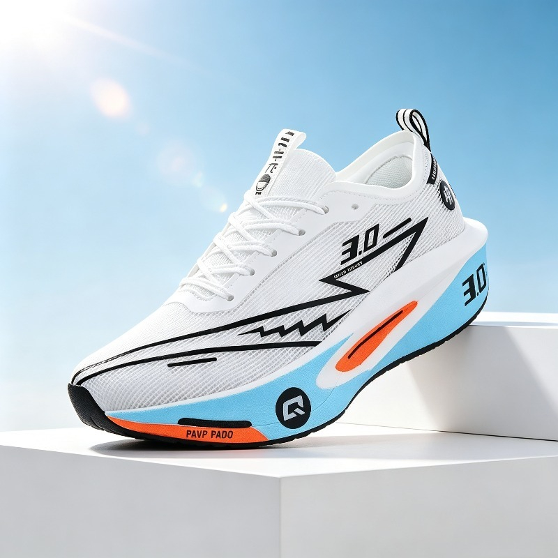Men Color Block Running Sneake - Breathable Mesh Athletic Shoes 评论和价格